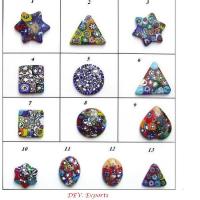 Large picture glass beads