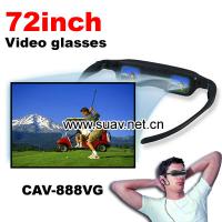 Large picture 72" Virtual feeling video glasses cinema,monitor p