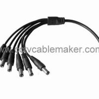 Large picture DC power splitter, Power cord, DC cable