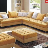 Large picture fabric sofa