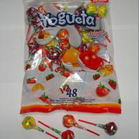 Large picture Bubble gum lollipop(Two Flavors mixed in one pcs )