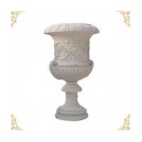 Large picture marble flower pot