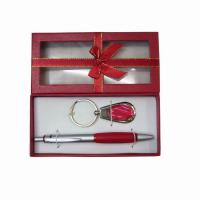 Large picture key chain+pen for gift set