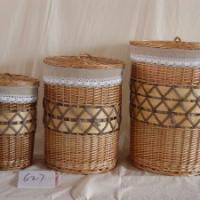 Large picture storage baskets
