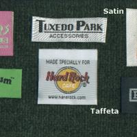 Large picture woven label
