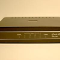 Large picture 4 Port ADSL Router