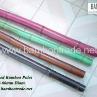 Large picture Stained bamboo poles