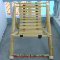 Large picture bamboo chair and bamboo table