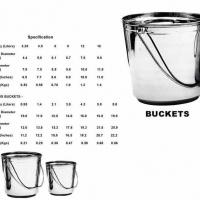 Large picture STAINLESS STEEL BUCKETS
