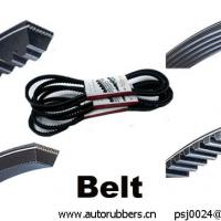 Large picture timing belt, cogged v belt, ribbed belt