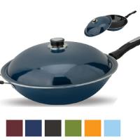 Large picture Seven Color Paint Frying Pan