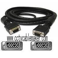 Large picture VGA male to VGA male cable, Audio Video Cable
