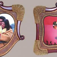 Large picture Indoor rattan picture frame (2)