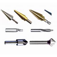 Large picture step drill, reamer, countersink drill, machine rea