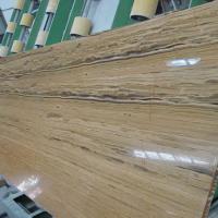 Large picture golden wood vein marble tiles