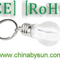 Large picture bulb keychain light