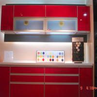 Large picture kitchen furniture, UV coating, kitchen cabinets
