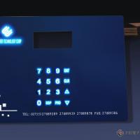 Large picture backlight membrane switch