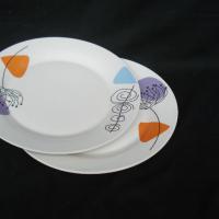 Large picture porcelian dinner plate