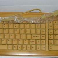 Large picture bamboo keyboard and mouse combo