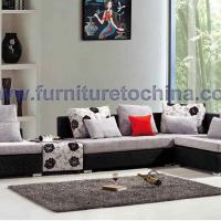 Large picture fabric leisure sofa, modern sectional furniture