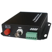 Large picture fiber optic video converter for cctv system