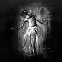 Large picture black and white human body oil painting