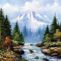 Large picture lands oil painting
