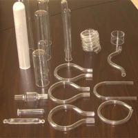 Large picture irregular shape quartz tube