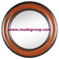 Large picture MDF round mirror