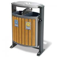 Large picture Park stainless and recycling garbage bin