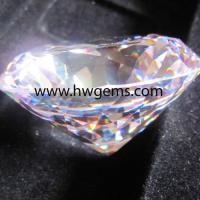 Large picture cubic zirconia synthetic gemstone