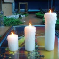 Large picture artificial candle