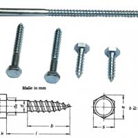 Large picture wood screws