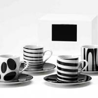 Large picture porcelain coffee cup set,various patterns,shapes