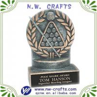 Large picture Resin billiards sports trophy medal