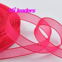 Large picture Decorative Red Wedding Sheer Organza Ribbon