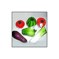 Large picture Glass Vegetables
