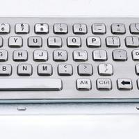 Large picture 66 keys metal keyboard with trackball