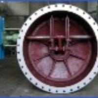 Large picture Three Rod Shut Off Butterfly Valve