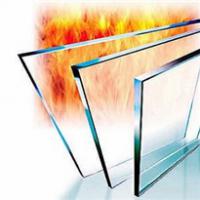 Large picture fire resistant glass