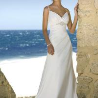 Large picture Beach wedding gown in satin