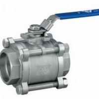 Large picture SCREWED STAINLESS STEEL 3 PIECE BALL VALVE