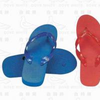 Large picture most popular PVC/PE beach flip flop slippers 2