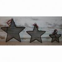 Large picture wire star decoration