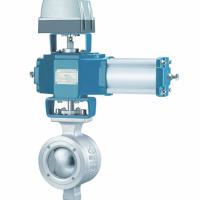 Large picture Flanged Segment Ball Control Valve