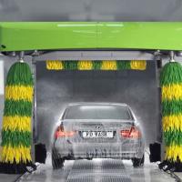 Large picture automatic rollover car washing machine