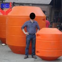 Large picture MDPE pipe float for dredging pipeline, foam filled