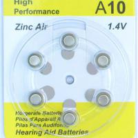 Large picture A10 Hearing Aid Zinc-air Batteries