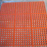 Large picture grease proof interlocking rubber kitchen mat